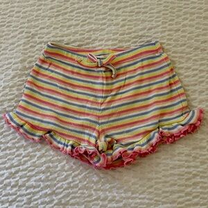 Toddler Rainbow Striped Shorts